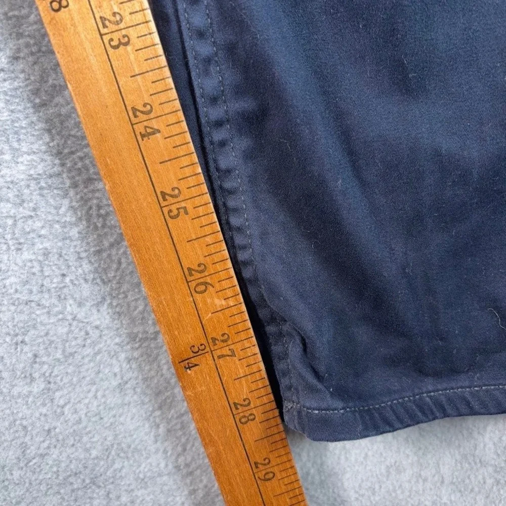 Polo Ralph Lauren Denim Straight Pants Mens 30x30 Navy Blue Solid 5-Pocket